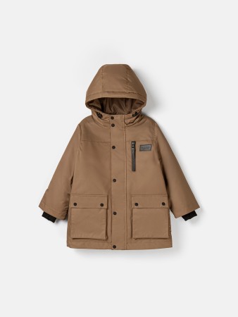 парка демисезонная "шоколад" - детская одежда, обувь и аксессуары для всех возрастов российская 