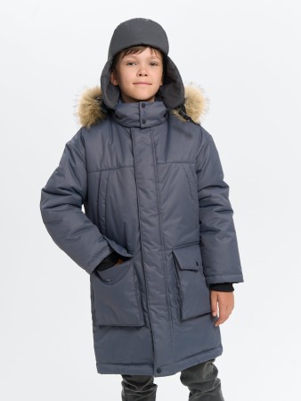 парка зимняя "графит" подростковая 7+ - парки для подростков