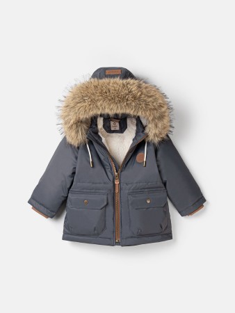 парка зимняя на меху "графит" - детская одежда, обувь и аксессуары для всех возрастов зимняя 