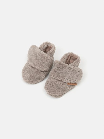 пинетки меховые "мокко" 0+ - детские моксы и пинетки