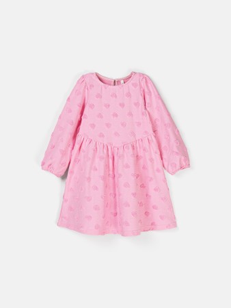 платье с сердечками "нежная роза" - платья для дошкольников