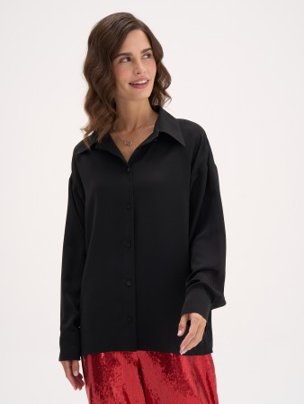 рубашка "черный оникс" женская - детские рубашки повседневные 