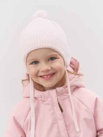 шапка хлопковая на подкладе "камелия" 0+ - детские головные уборы хлопковые 