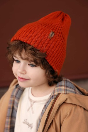 шапка тыква из смесовой шерсти однослойная "мандарин" - детские шапки для малышей 