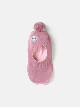 шлем демисезонный из смесовой шерсти "пудра" - одежда, обувь и аксессуары для малышей шерстяные 