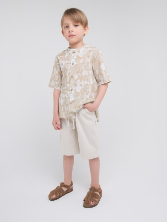 шорты бермуды хлопковые "сафари" - детские шорты для мальчиков 