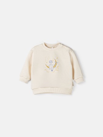 свитшот "лунная сказка" утепленный без начеса 0+ - детские толстовки и свитшоты дорогие 