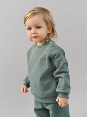 свитшот "полынь" утепленный 0+ - детские толстовки и свитшоты bungly 