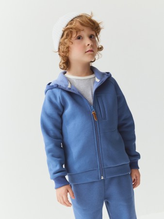 толстовка "деним" утепленная - одежда, обувь и аксессуары для дошкольников из денима 