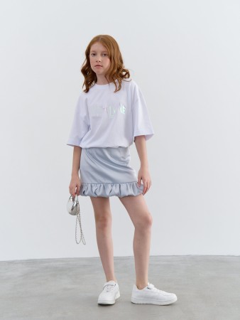 юбка "снежная дымка" 7+ - одежда, обувь и аксессуары для школьников недорогие 