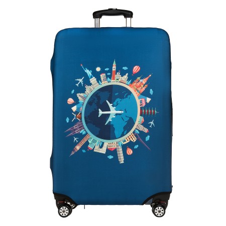 lc-004l lt-blue чехол для чемодана - аксессуары эластановые 