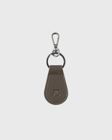 брелок из кожи с карабином - женские аксессуары