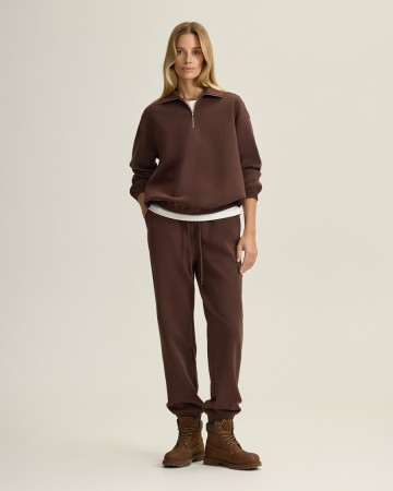 брюки джоггеры - женские брюки шоколадные 