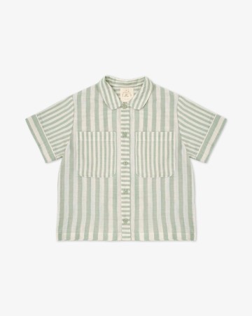 детская рубашка в полоску unisex из муслина - детская одежда, обувь и аксессуары для всех возрастов муслиновая 