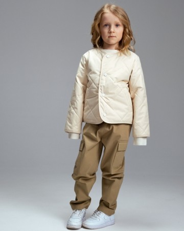 детская стеганая куртка unisex из водоотталкивающей ткани фотография