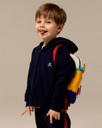 детская толстовка unisex с капюшоном на молнии фотография