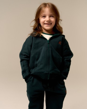 детская толстовка unisex с капюшоном на молнии фотография