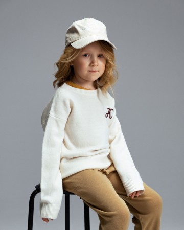детский свитер unisex из шерсти и кашемира - одежда российская 