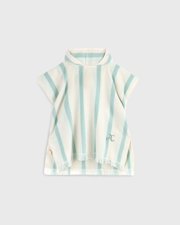 детское пончо махровое в полоску - детская одежда, обувь и аксессуары для взрослых 