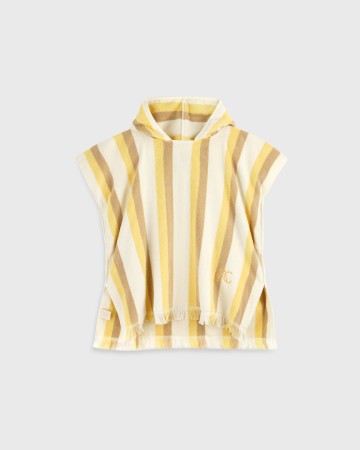 детское пончо махровое в полоску - футболки и поло махровые 