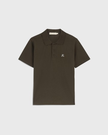 футболка поло прямого кроя фотография