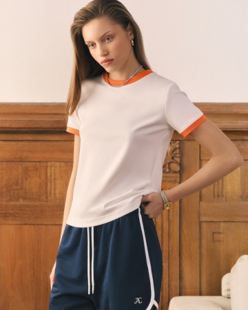 футболка приталенного кроя белый - женские футболки женские 