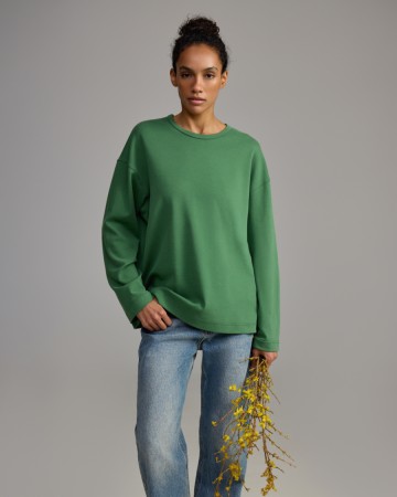 хлопковый лонгслив unisex фотография