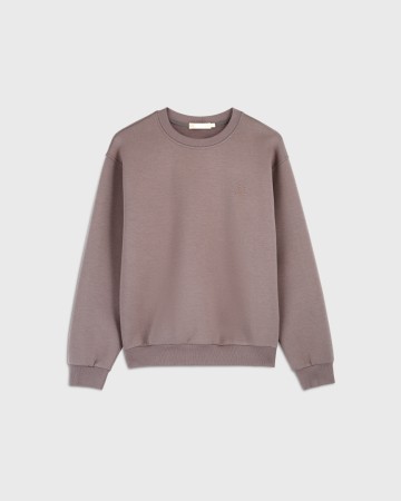 хлопковый свитшот оверсайз unisex - женская одежда, обувь и аксессуары хлопковая 