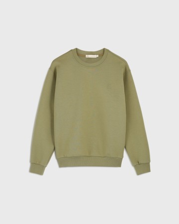 хлопковый свитшот оверсайз unisex - женская одежда, обувь и аксессуары матча 