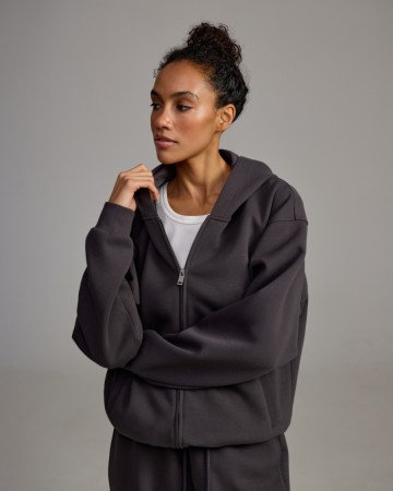 худи оверсайз на молнии unisex фотография