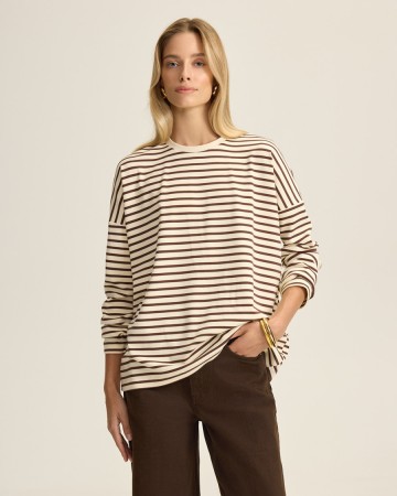 лонгслив в полоску фотография