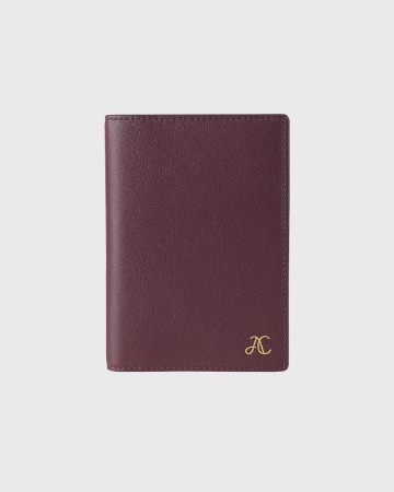 обложка для паспорта из натуральной кожи - сумки и рюкзаки винные 