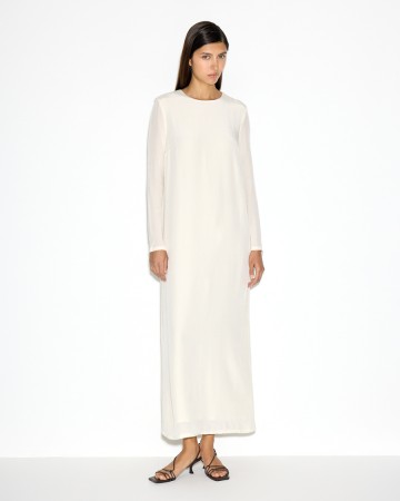 платье макси с длинным рукавом из вискозы - платья и сарафаны длинные 