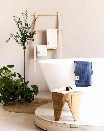 полотенце вафельное, бежевый, 34x35 см фотография