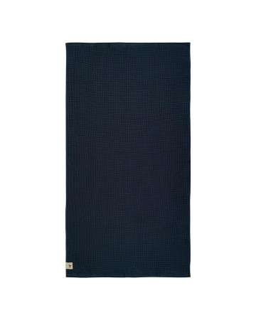 полотенце вафельное, синий, 34x74 см - женская одежда вафельная 