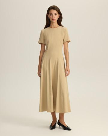 приталенное платье из лиоцелла и района - платья и сарафаны из лиоцелла 