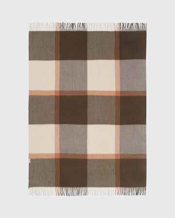 шерстяной плед в клетку 140×180 см - товары для дома женские 