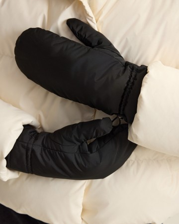 теплые варежки текстильные - женские перчатки и варежки