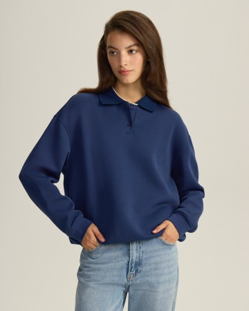 толстовка поло - женская одежда