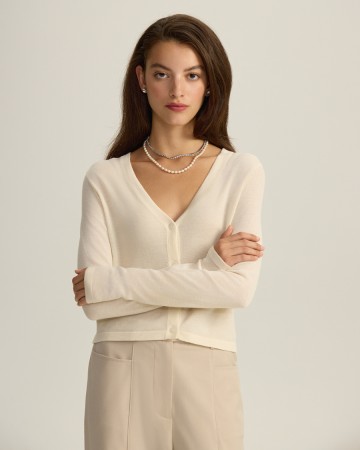 тонкий шерстяной кардиган на пуговицах - женские кардиганы на пуговицах 