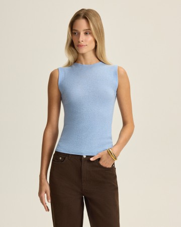 вязаный топ из шерсти и кашемира фотография