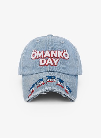 бейсболка omanko x fbl sky blue - мужские бейсболки