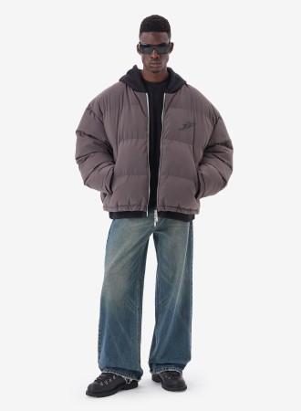 бомбер двусторонний reversible grey - мужские куртки мужские 