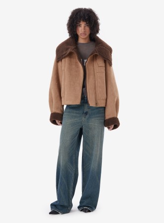 дубленка reversible beige - верхняя одежда fable 