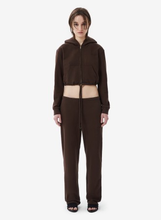 худи zip crop eternal brown fable - одежда