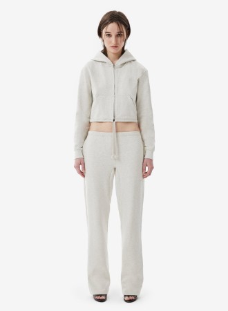 худи zip crop eternal light grey melange - толстовки и олимпийки fable 