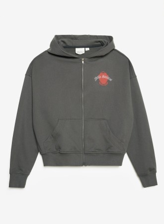 худи zip the order graphite - толстовки и олимпийки укороченные 
