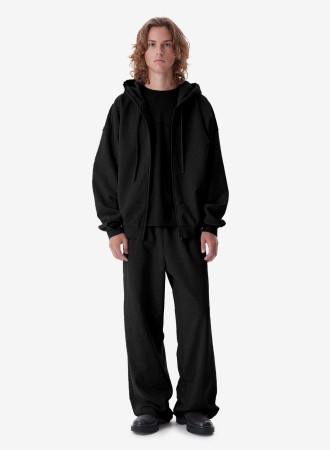 худи zip uniform black fable - толстовки и свитшоты черные 