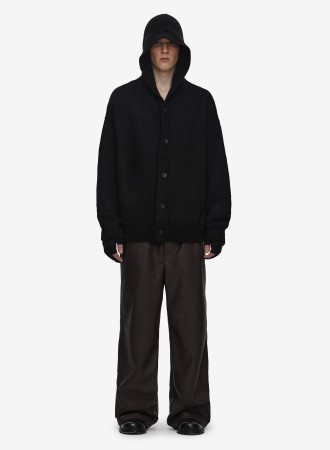 кардиган ami black - джемперы, свитеры и кардиганы с капюшоном 