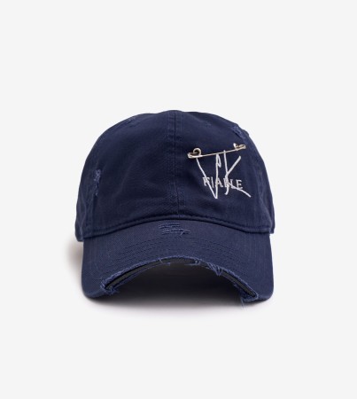 кепка f | х vk ripped dark blue fable - мужские кепки недорогие 